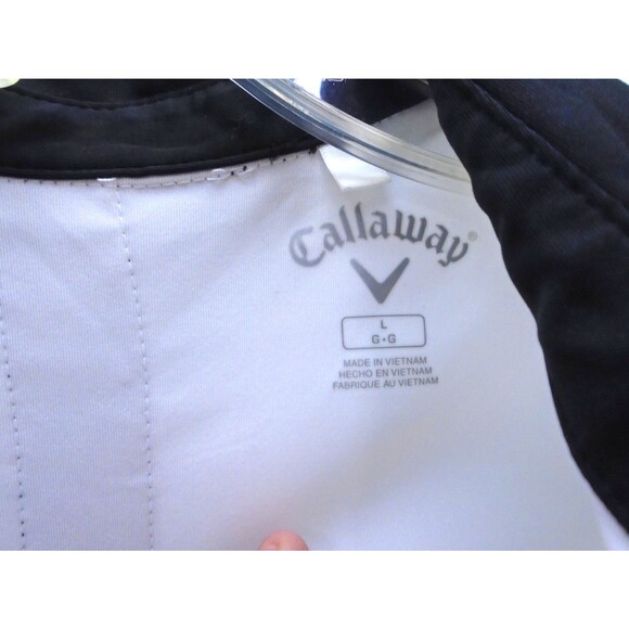 Callaway 'Lisa' Short Sleeve Shirt Womens Golf Buttonless Polo Top Size L V-Neck - Picture 5 of 6